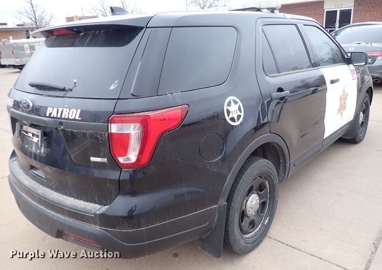 image for item DC4135 2018 Ford Explorer Police  SUV