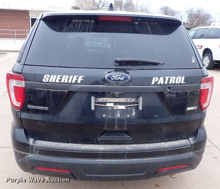 image for item DC4135 2018 Ford Explorer Police  SUV