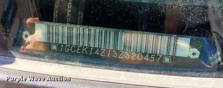 image for item DE7517 2003 Chevrolet Silverado 1500  pickup truck