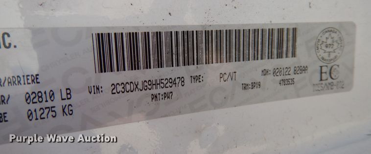 image for item DH8803 2017 Dodge Charger