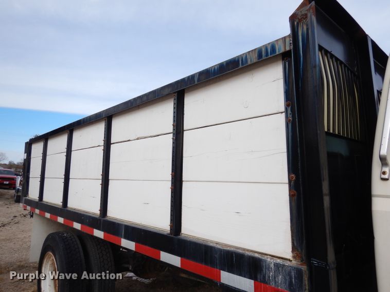 image for item DK3028 1998 Ford F700  dump flatbed truck