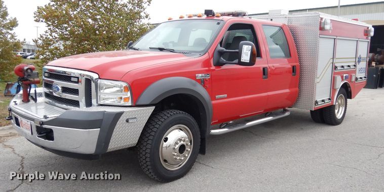image for item DK3133 2005 Ford F550 Super Duty XLT  brush fire truck