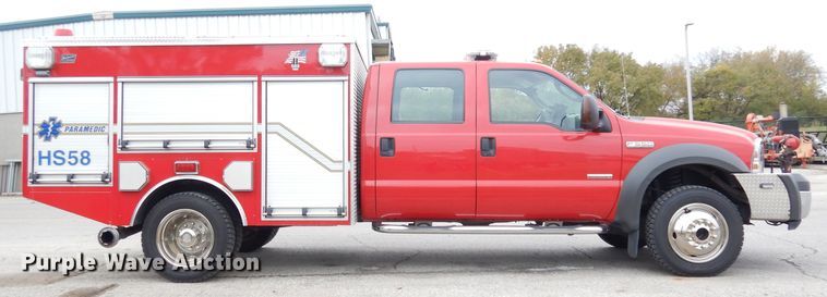 image for item DK3133 2005 Ford F550 Super Duty XLT  brush fire truck