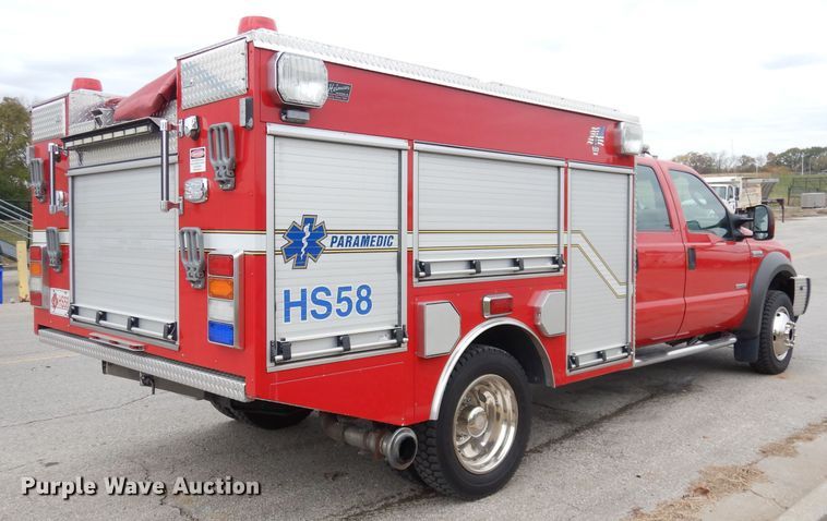 image for item DK3133 2005 Ford F550 Super Duty XLT  brush fire truck