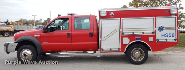 image for item DK3133 2005 Ford F550 Super Duty XLT  brush fire truck