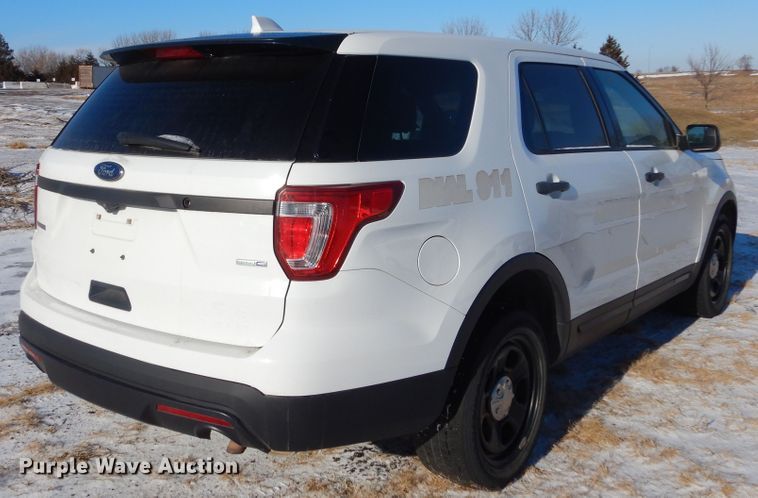 image for item DK3460 2017 Ford Explorer Police Interceptor  SUV