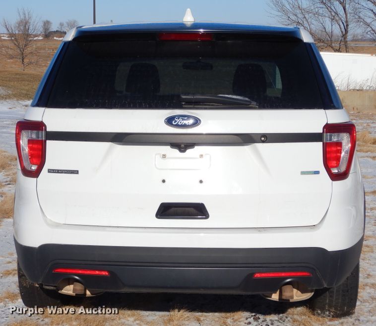 image for item DK3460 2017 Ford Explorer Police Interceptor  SUV