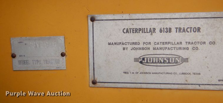 image for item DK7253 1977 Caterpillar 613B  elevating scraper