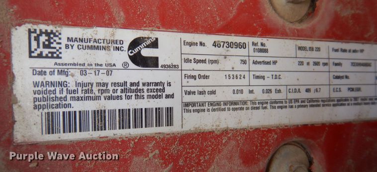 image for item DL5915 2008 Blue Bird Vision  school bus