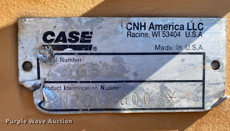 image for item DL6894 2007 Case 1650L  dozer