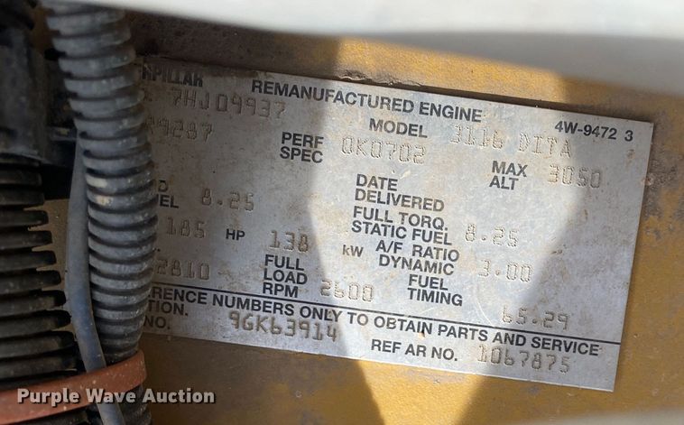 image for item DM8289 1995 Chevrolet Blue Bird  school bus