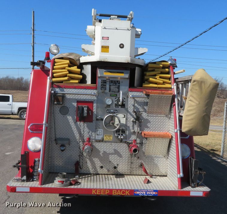image for item DN7892 1981 Ford 8000  ladder fire truck