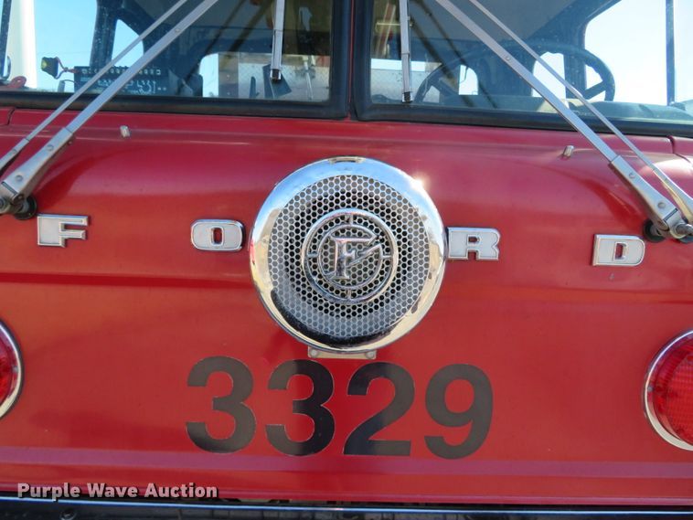 image for item DN7892 1981 Ford 8000  ladder fire truck