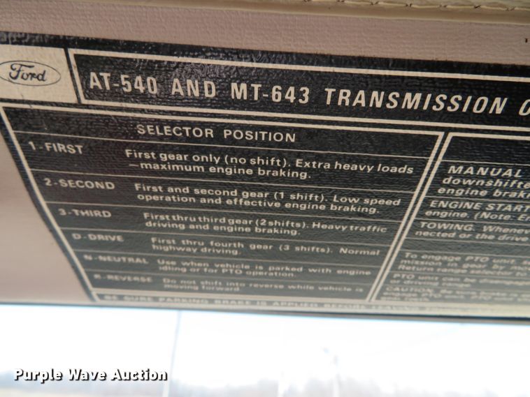image for item DN7892 1981 Ford 8000  ladder fire truck