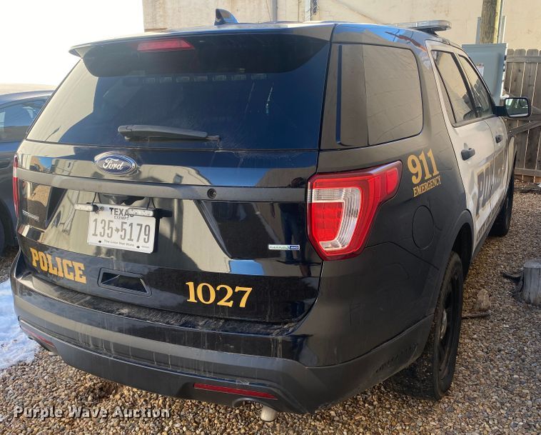 image for item EX9616 2016 Ford Explorer Police Interceptor  SUV