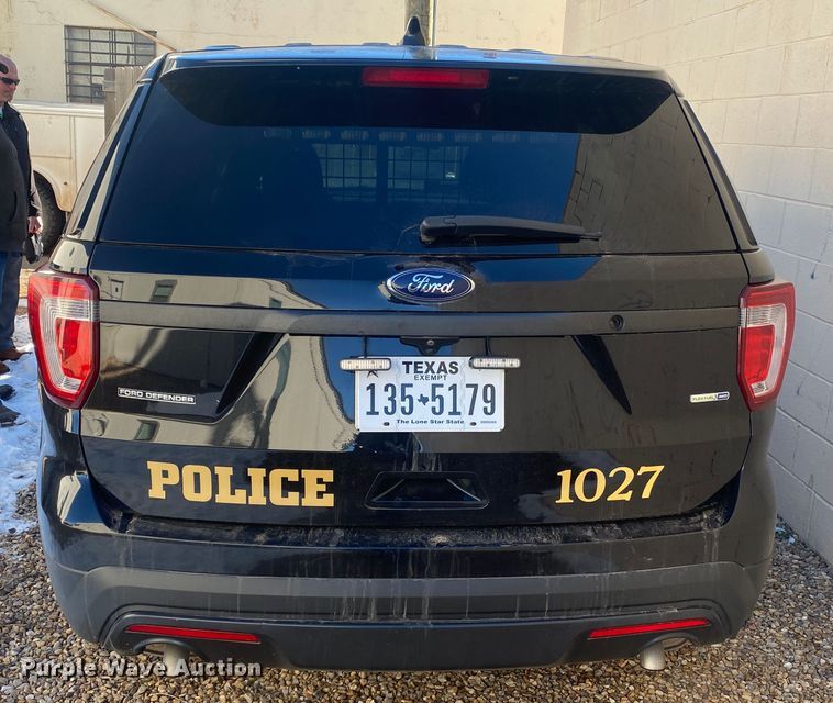 image for item EX9616 2016 Ford Explorer Police Interceptor  SUV