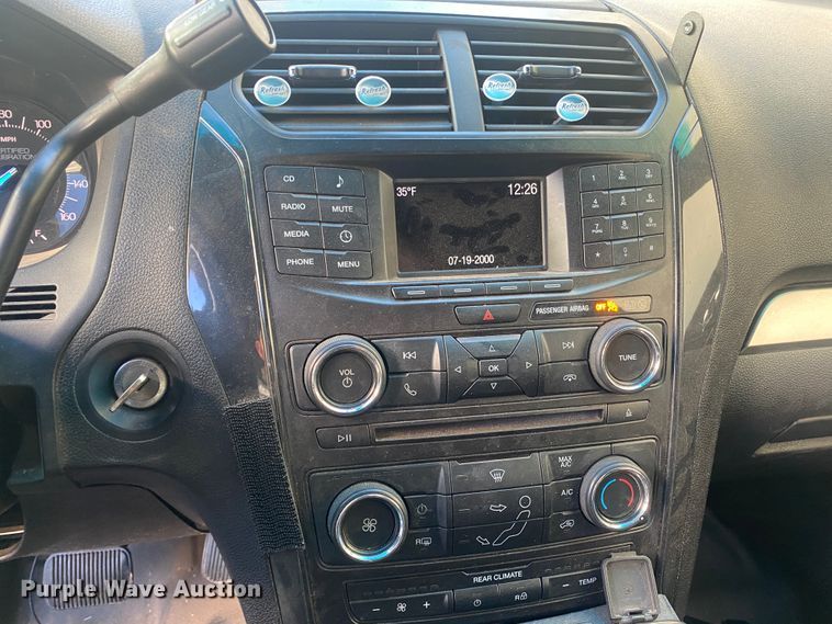 image for item EX9616 2016 Ford Explorer Police Interceptor  SUV