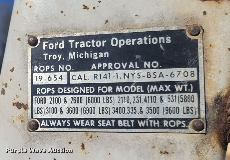 image for item HK9253 Ford 3600  tractor