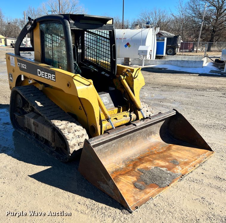 image for item ID9701 John Deere CT322  tracked skid steer loader