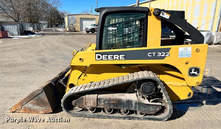 image for item ID9701 John Deere CT322  tracked skid steer loader