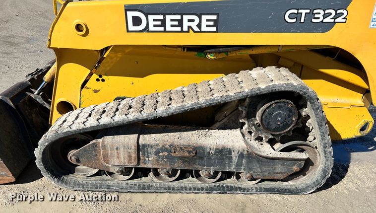 image for item ID9701 John Deere CT322  tracked skid steer loader