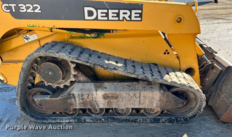 image for item ID9701 John Deere CT322  tracked skid steer loader