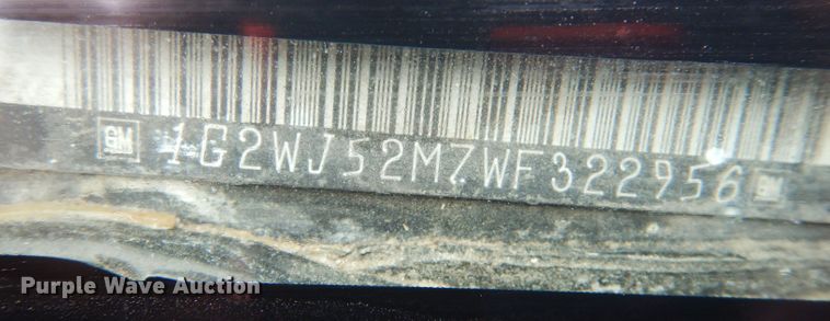 image for item IE9552 1998 Pontiac Grand Prix SE