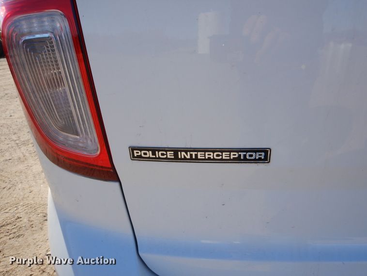 image for item IE9626 2013 Ford Explorer Police Interceptor  SUV