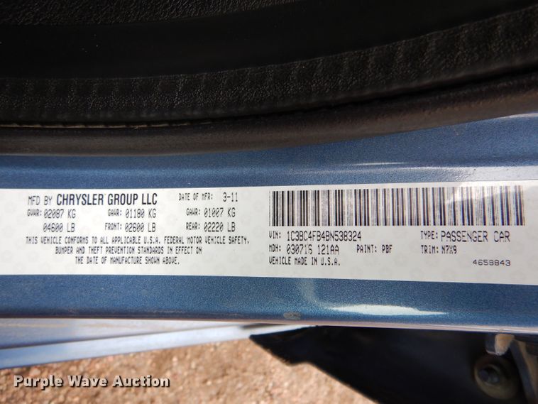 image for item IE9646 2011 Chrysler 200