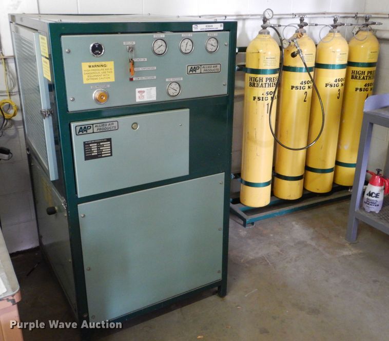 image for item IE9649 1991 Allied Air Products A73BRV90  air compressor