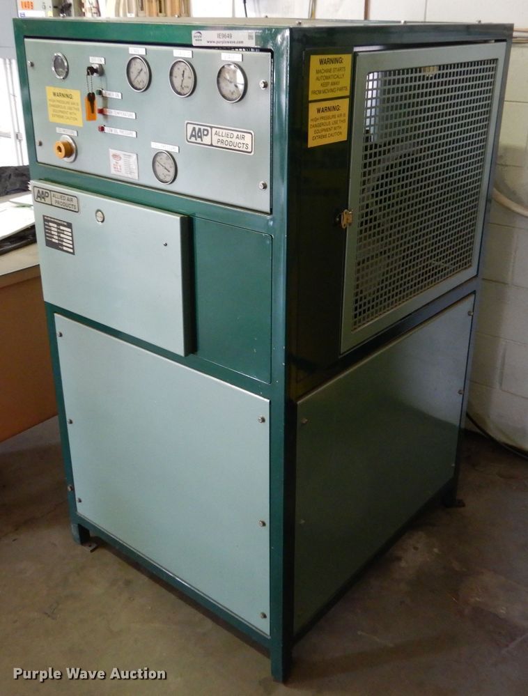 image for item IE9649 1991 Allied Air Products A73BRV90  air compressor