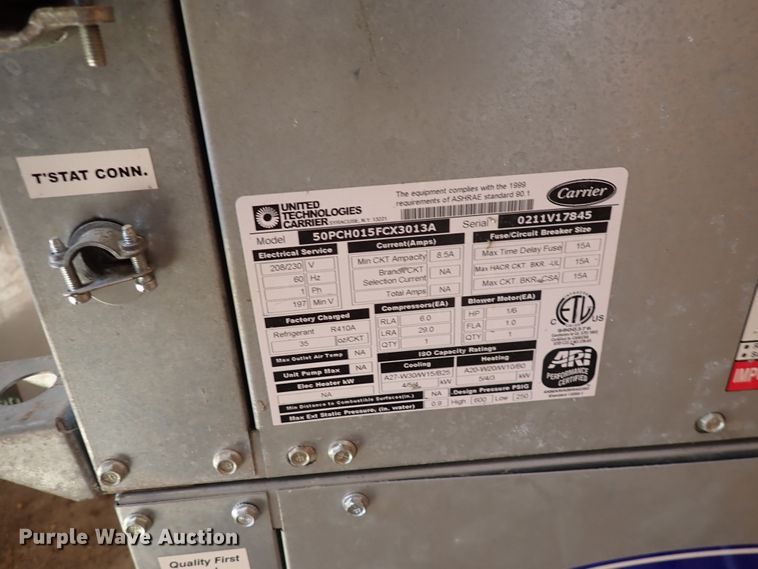 image for item IH9504 (9) Carrier HVAC units