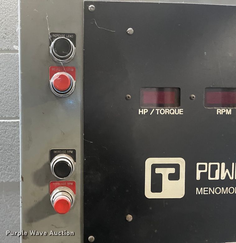 image for item IJ9664 Power Test 50X02  engine dynamometer