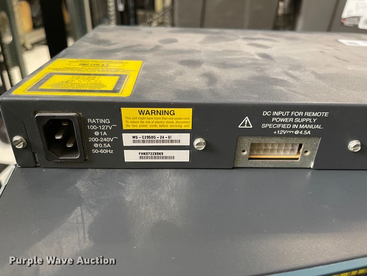 image for item IJ9739 Approximately 50 network switches