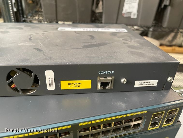 image for item IJ9739 Approximately 50 network switches