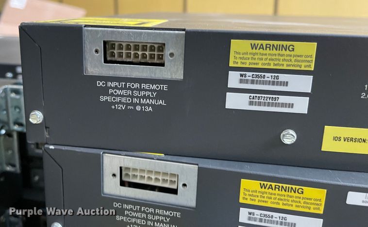 image for item IJ9739 Approximately 50 network switches