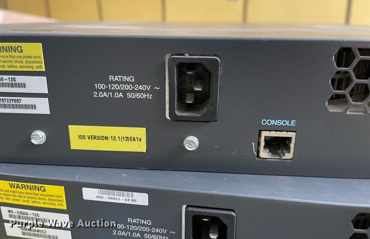 image for item IJ9739 Approximately 50 network switches