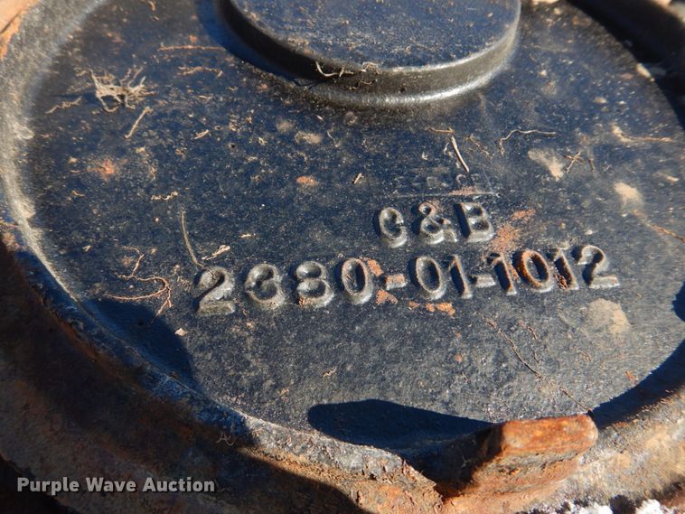 image for item IM9619 Approximately 550 Clay & Bailey 2380-01-1012 water meter lids