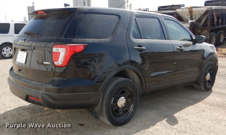 image for item JE9611 2018 Ford Explorer Police Interceptor  SUV