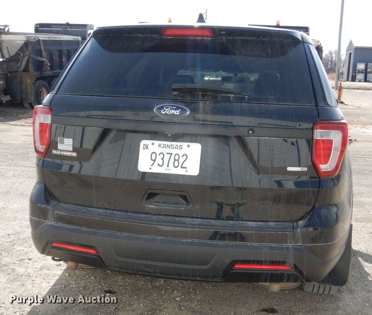 image for item JE9611 2018 Ford Explorer Police Interceptor  SUV