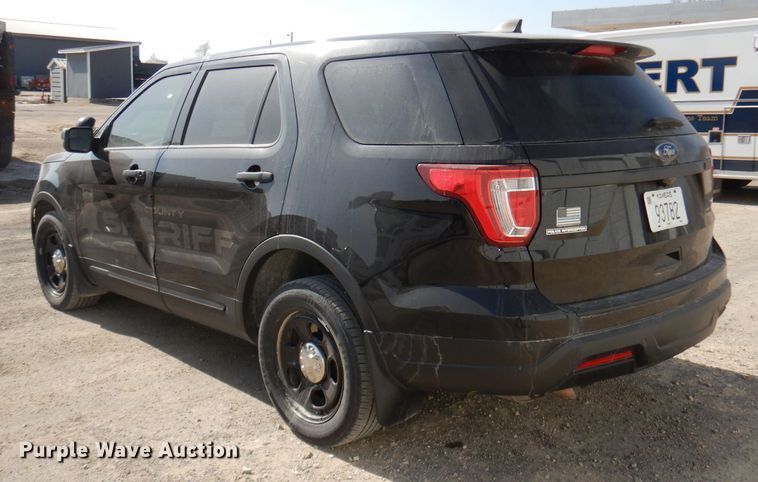 image for item JE9611 2018 Ford Explorer Police Interceptor  SUV
