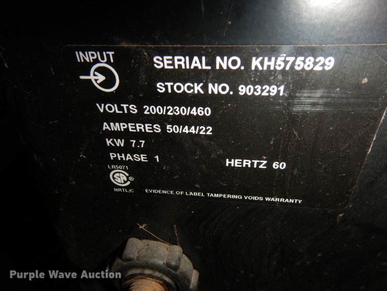 image for item JE9656 Miller Millermatic 250  welder