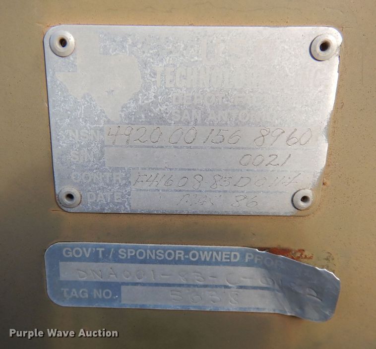 image for item JE9663 (2) 1971 Space Corp jet engine test assembly control cabs