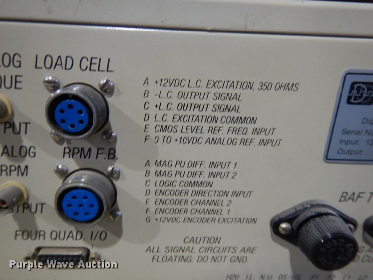 image for item JE9666 Dyne Systems DYN-Loc-IV  dynamometer controller