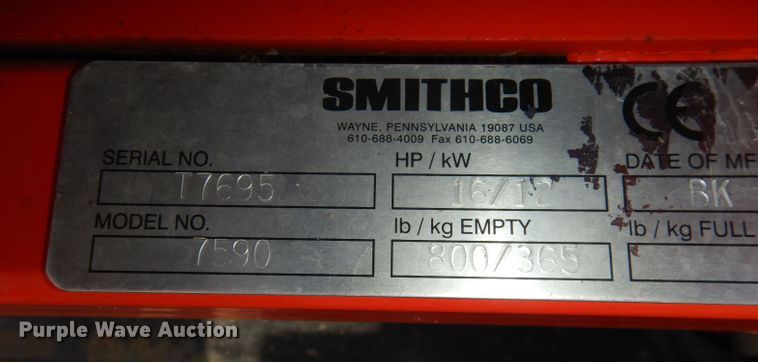 image for item JE9673 Smithco 7580 Tournament Ultra  greens roller