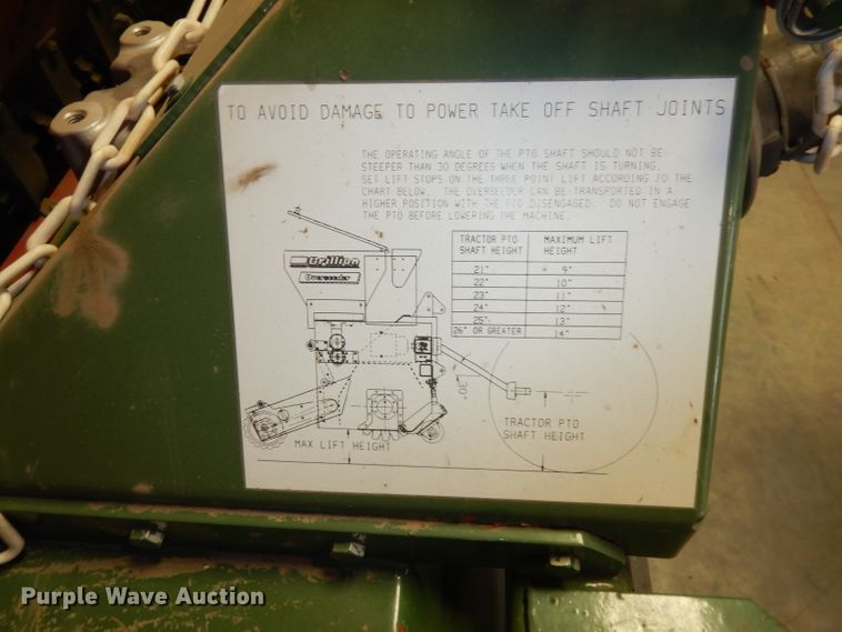 image for item JE9690 Brillion BOS41 overseeder