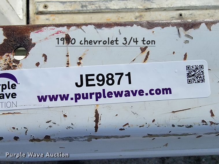 image for item JE9871 Chevrolet 3500  pickup bed