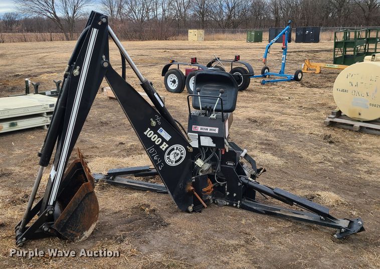 Bush Hog 1000H skid steer backhoe in Kearney, MO Item JG9232 sold