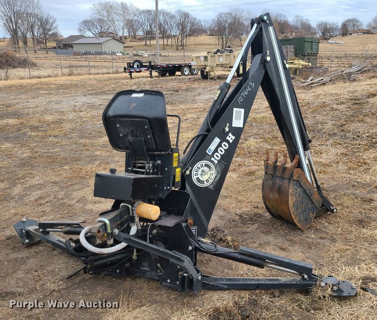 image for item JG9232 Bush Hog 1000H  skid steer backhoe