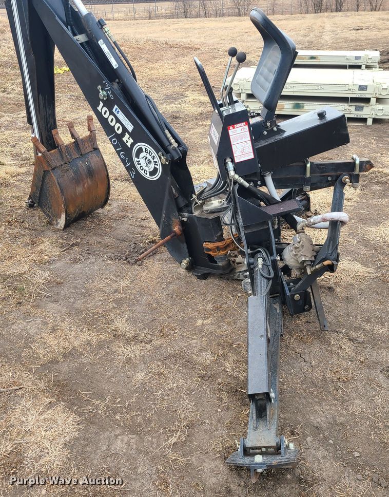 image for item JG9232 Bush Hog 1000H  skid steer backhoe